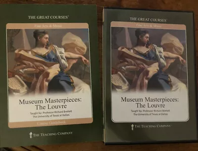 The Great Courses MUSEUM MASTERPIECES: THE LOUVRE 2 DVDs College Lecture • $9