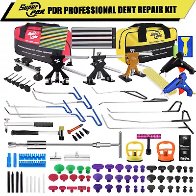 PDR Car Body Dent Puller Bridge Lifter Tool Paintless Hail Remover Repair Kit US • $7.99