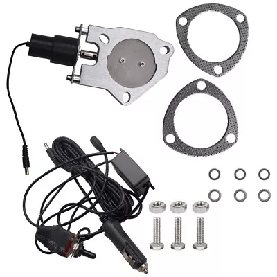 3  Electric Exhaust Cutout Valve Control Motor Cut Out Kit & Manual Switch • $50