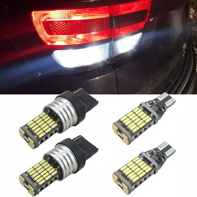 4 Bright White LED Backup Reverse Lights Bulbs For Jeep Grand Cherokee 2011-2021 • $14.99