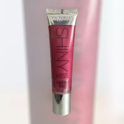 Victoria's Secret Shiny Kiss Flavored Gloss Shine Berry 13 G /.46 Oz • $13.99