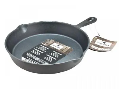 £16.19 • Buy Steak Skillet Griddle Pan Frying Grill Cook Cast Iron Oven To Table