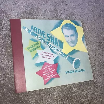 ARTIE SHAW RCA VICTOR 78RPM RECORD SET P-85 HOT SWING JAZZ Book Only +1 Vinyl • $10