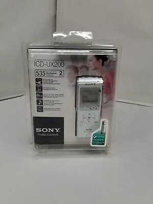 Sony ICD UV200 Digitel USB Voice Recorder Sealed Package • $79.99