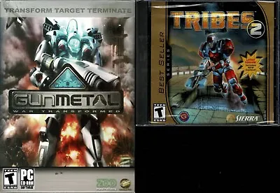 Gun Metal Gunmetal War Transformed And Tribes 2 PC Both New XP Two Mech Warrior • $19.68