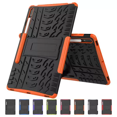 For Samsung Galaxy Tab S2 S3 S5e S7 Plus Shockproof Double Layer Rugged Case • $19.71