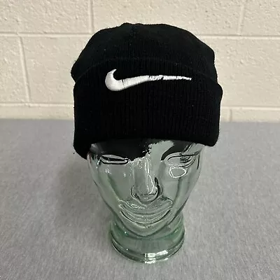 Nike Swoosh VTG Stocking Cap Winter Beanie Toque • $14.99