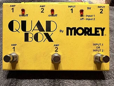 Morley Quad Switching Box For 2 Amps/2 Guitars With Box • $99
