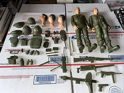 Vintage Louis Marx Stony Stonewall Smith Action Figures With Accessories Lot • $180