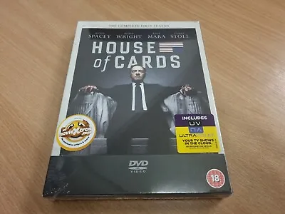 House Of Cards: The Complete First Season DVD (2013) Kevin Spacey (Sealed) • £3.64