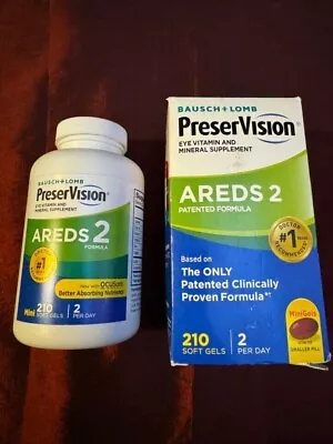 PreserVision AREDS 2 Formula Eye Vitamin & Mineral Supplement  210 Softgels • $18.90