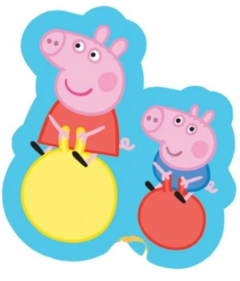 £6.99 • Buy Anagram Peppa Pig & George Supershape Foil Balloon 19  X 21 