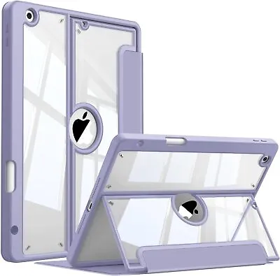 Clear Case For IPad 9th 8th 7th Gen 10.2  Multiple Angles Viewing Soft TPU Cover • $15.89