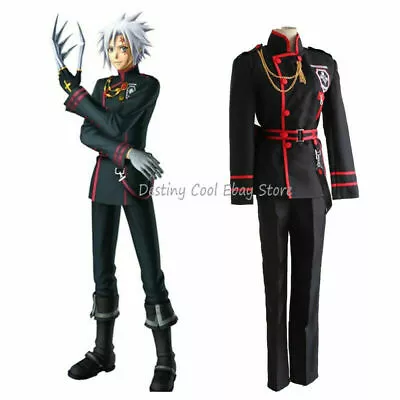 Anime D.Gray-man Allen Walker Comic-con Halloween Cosplay Costume Uniform Wig • $48.42