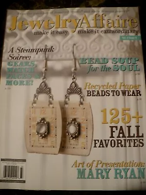 Stampington JEWELRY AFFAIRE Aut 2013 Steampunk Paper Beads VG+ • $19.99