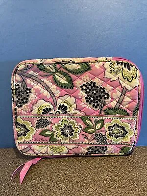 Vera Bradley Tablet Zip Case Priscilla Pink Floral  11” X 8.5 “.   Used. • $9.90