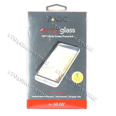 Zagg Invisible Shield HD Clarity Clear Tempered Glass Screen Protector For LG G5 • $6.99