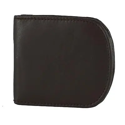 New CTM Men's Leather Front Pocket C-Fold Taxi Wallet • $14.94