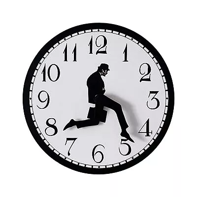 Ministry Of Silly Walks Clock - Funny Modern Silent Wall Watch Clock For Hote... • $25.28