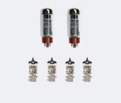 EL34 & 12AX7/ECC83 Valve Kit For Crate V50 Guitar Amplifier Tube Amp V50-212 • $339.89