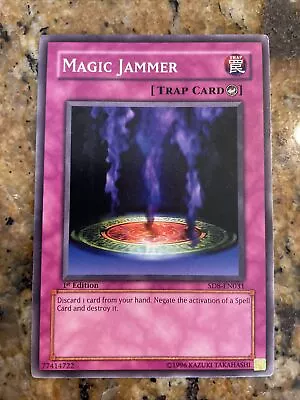 Yu-Gi-Oh! 1x Magic Jammer - SD8-EN031 - Common - 1st Edition - Lightly Played -  • $2