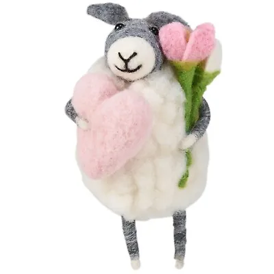 Primitives By Kathy Felt Love Lamb Critter Mouse Valentine's Day Easter Spring • $14.95