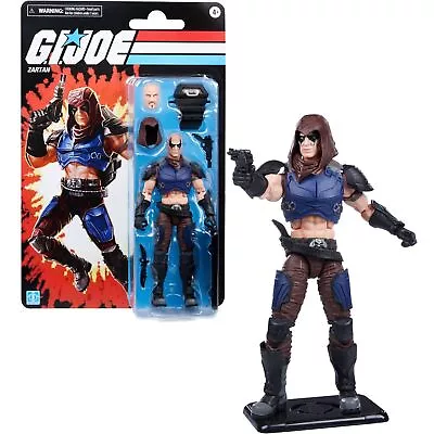 Hasbro GI Joe Classified Series Retro Cardback 6  Zartan Action Figure New • $45.88