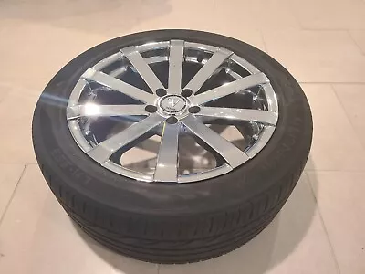 18  VW Chrome Wheels & Tire Package | Set Of 4 | 245/45ZR18 100W M+S Tires • $1300