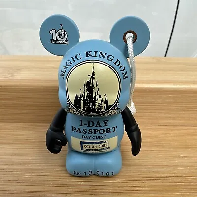 Disney 1 Day Passport MK Ticket Park Series 8 10th Ann Vinylmation 3  Figure • $14