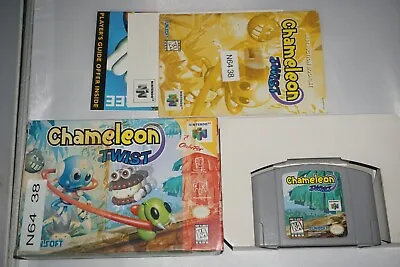 Chameleon Twist (Nintendo 64 N64) Complete In Box CIB • $139.99