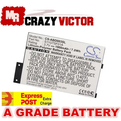 S11GTSF01A GP-S10-346392-0100 Battery For Amazon Kindle 3 III D00901 EReader • $29.17