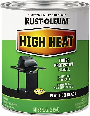 High Temp 946 Ml High Heat Resistant Satin Black Paint • $62.99