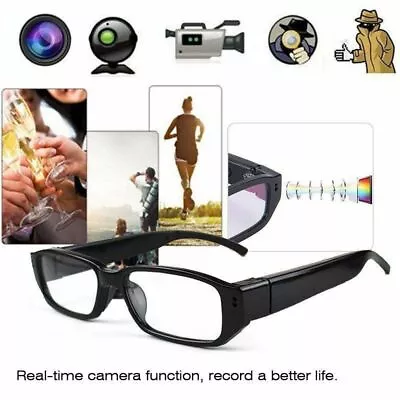 HD 1080P Camera Glasses Sunglass DVR Outdoor Sports Video Recorder Eyeglass Cam • $37.19