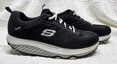 Skechers Womens Shape-ups 2.0 Black Athletic Shoes For Women Size US 11  SN 570 • $24.49