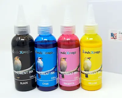 INKXPro UV/Water Resistant Pigment Ink For EPSON Workforce 7720 7710 7210 7620 • $38.95