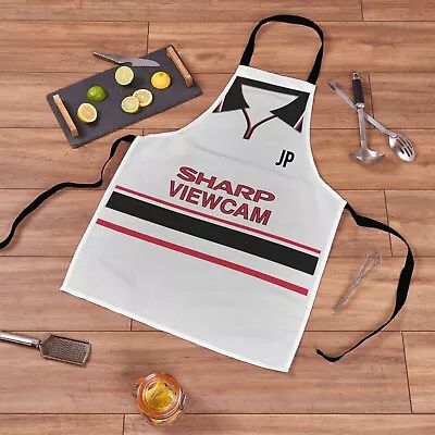 £16.99 • Buy Manchester 1999 Away Football Shirt White Retro Personalised Showerproof Apron