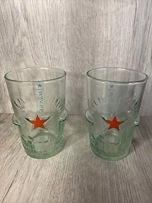 2x Heineken Silver Stumpy Half Pint Glasses  • £8