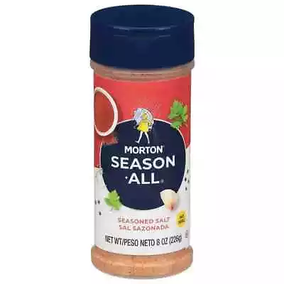 Morton Salt Season-All Seasoned Salt - For BBQ Grilling And Potatoes 8 Oz • $6.50