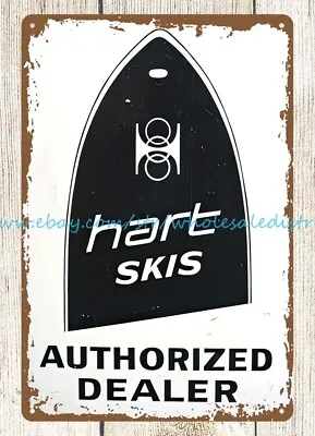 Garage Cabinets HART SNOW SKIS DEALER SKIING SKI Metal Tin Sign • $18.84