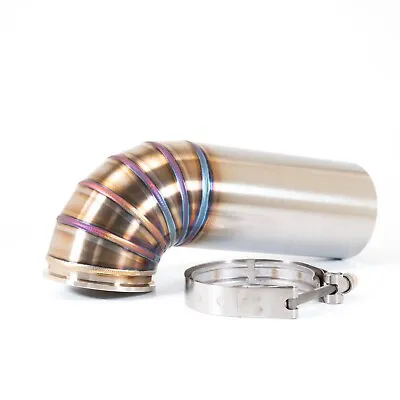 3  Welded Pie Cuts Downpipe V-Band Fits Garrett Borg Warner PTE T3 Turbo • $198