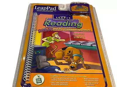 LeapFrog-LeapPad-SCOOBY-DOO!  Multi-subject Interactive Book And Cartridge-NEW • £8.50
