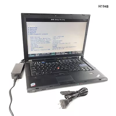 Lenovo ThinkPad T400 14  Laptop 2 Duo T9400 4GB Ram 160GB No OS Boots BIOS H1948 • $65.26