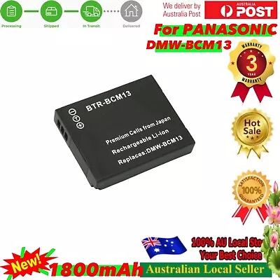 DMW-BCM13 DMW-BCM13E BCM13 For Panasonic Lumix DMC-TS6 DMC-TS7 DMC-TZ37 DMC-TZ40 • $16.60