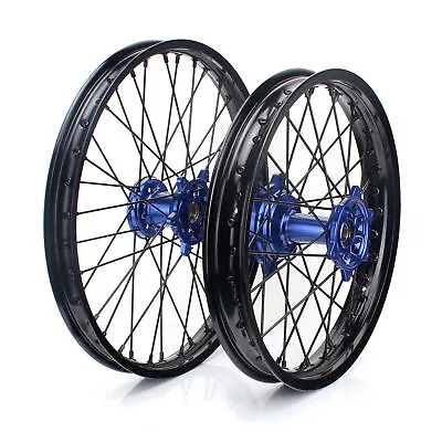 $474.89 • Buy For Yamaha 21 +19  Front Rear Spoked Wheel Rims Hubs Set YZ250F YZ450F 2014-2023