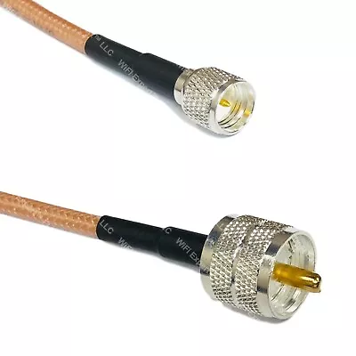 RG400 MINI UHF MALE To PL259 UHF Male RF Cable FAST-SHIP LOT • $153.05