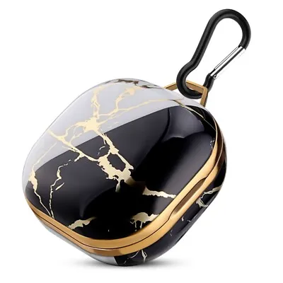 Luxury Electroplated Marble Earphone Case For Galaxy Buds Live Wire Z8S2 • £7.09