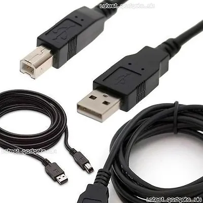 Usb Printer Lead / Cable Canon Pixma - Mg6150/mg5250/ip100/ip3600/ip2600/ip4600 • £3.49