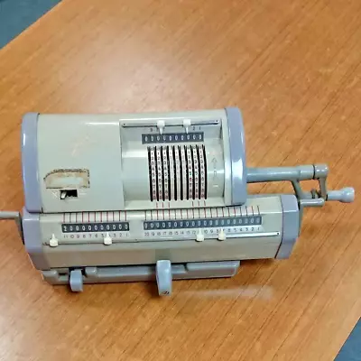CALCULATING MACHINE Hand Mechanical Calculator Antique Junk Showa From Japan • $160