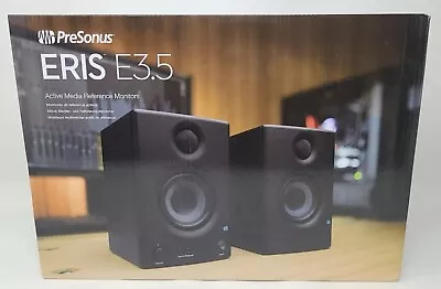 PreSonus Eris E3.5 3.5 Inch Powered Studio Monitors. New-Factory Sealed  • $99