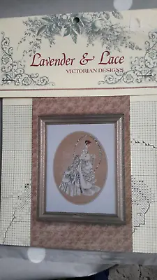 Lavender And Lace Cross Stitch Chart - 'The Bride' • £6.50